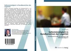 Copertina di Selbstständigkeit in Randbereichen der Legalität