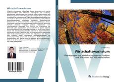 Bookcover of Wirtschaftswachstum