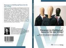 Bookcover of Personen im Wahlkampf-Garantie für den Erfolg?