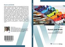 Capa do livro de Kunst und Kritik 