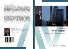 Humankapital kitap kapağı