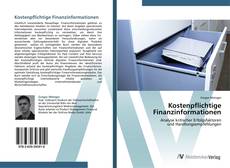 Kostenpflichtige Finanzinformationen kitap kapağı