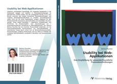 Bookcover of Usability bei Web-Applikationen