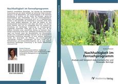 Capa do livro de Nachhaltigkeit im Fernsehprogramm 