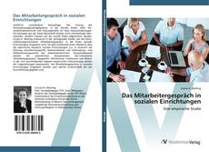 Bookcover of Das Mitarbeitergespräch in sozialen Einrichtungen