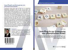 Capa do livro de Java-Plug-In zur Erzeugung von phonetischen Kodes 