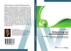 Capa do livro de Outsourcing von Geschäftsprozessen 