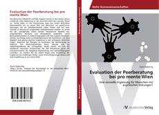 Bookcover of Evaluation der Peerberatung bei pro mente Wien