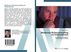 Capa do livro de Modernes Risikocontrolling im Unternehmen 