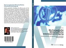 Die Europäische Wirtschaftliche Interessenvereinigung kitap kapağı