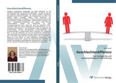 Bookcover of Geschlechterdifferenz