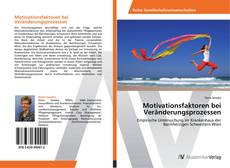 Bookcover of Motivationsfaktoren bei Veränderungsprozessen