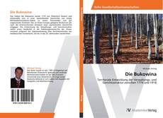Bookcover of Die Bukowina
