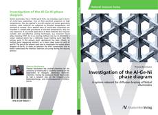 Capa do livro de Investigation of the Al-Ge-Ni phase diagram 
