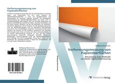 Bookcover of Verformungsmessung von Papieroberflächen