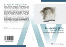 Das digitale Bild des Fingerabdrucks kitap kapağı
