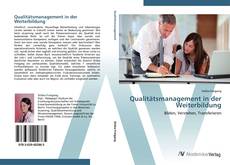 Capa do livro de Qualitätsmanagement in der Weiterbildung 
