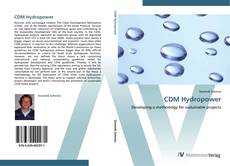 Capa do livro de CDM Hydropower 