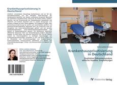 Krankenhausprivatisierung in Deutschland kitap kapağı