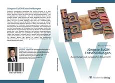 Bookcover of Jüngste EuGH-Entscheidungen
