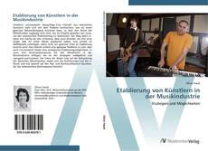 Capa do livro de Etablierung von Künstlern in der Musikindustrie 