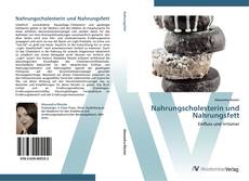 Bookcover of Nahrungscholesterin und Nahrungsfett