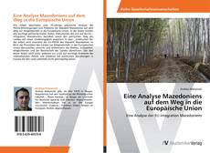 Buchcover von Eine Analyse Mazedoniens auf dem Weg in die Europäische Union