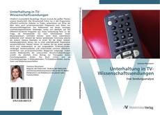 Capa do livro de Unterhaltung in TV-Wissenschaftssendungen 