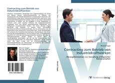 Buchcover von Contracting zum Betrieb von Industriekraftwerken