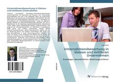 Bookcover of Unternehmensbewertung in kleinen und mittleren Unternehmen