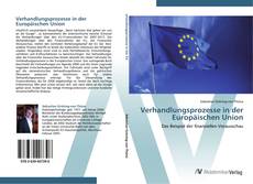 Capa do livro de Verhandlungsprozesse in der Europäischen Union 