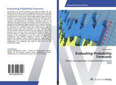 Portada del libro de Evaluating Probability Forecasts