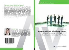 Capa do livro de Remote Laser Welding Speed 