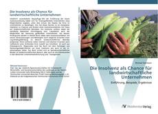 Buchcover von Die Insolvenz als Chance für landwirtschaftliche Unternehmen