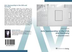 Buchcover von Arts Sponsorship in the USA and Germany