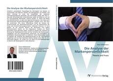 Bookcover of Die Analyse der Markenpersönlichkeit