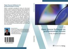 Buchcover von Open Source Software im professionellen Einsatz