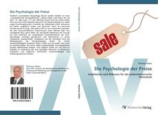 Capa do livro de Die Psychologie der Preise 