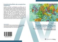 Bookcover of Produktivitätseffekte der europäischen Integration