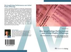 Bookcover of Die langfristige Performance von Initial Public Offerings