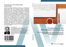 Bookcover of E-Learning in der öffentlichen Verwaltung