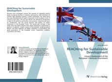 Buchcover von REACHing for Sustainable Development