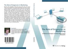 Buchcover von The Role of Exigencies in Marketing
