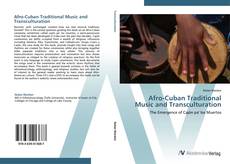 Portada del libro de Afro-Cuban Traditional Music and Transculturation