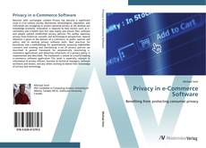 Capa do livro de Privacy in e-Commerce Software 