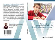 Buchcover von Lernsoftware im Unterrichtseinsatz bei hörbeeinträchtigten Kindern