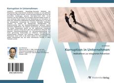 Capa do livro de Korruption in Unternehmen 