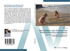 Bookcover of Der Einfluss von Struktur bei Reiseinformationssystemen