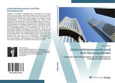 Bookcover of Unternehmenswerte und ihre Konsequenzen