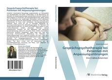 Buchcover von Gesprächspsychotherapie bei Patienten mit Anpassungsstörungen
